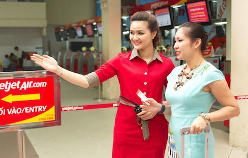 VietJet thông báo quầy làm thủ tục mới tại sân bay Tân Sơn Nhất